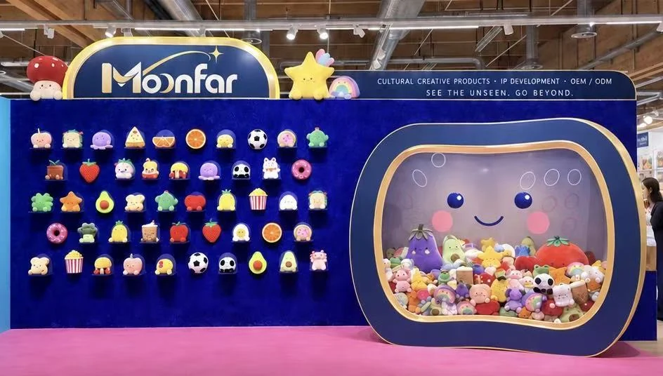 A colourful character display