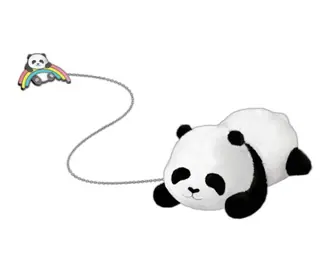 Panda-Shaped Crossbody Bag
