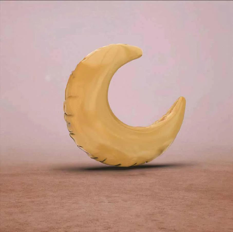 Crescent Moon Sculptural Object