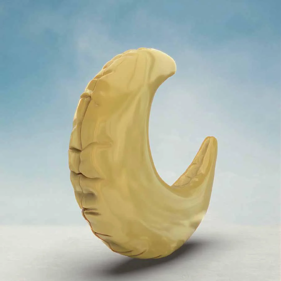 Crescent Moon Sculptural Object