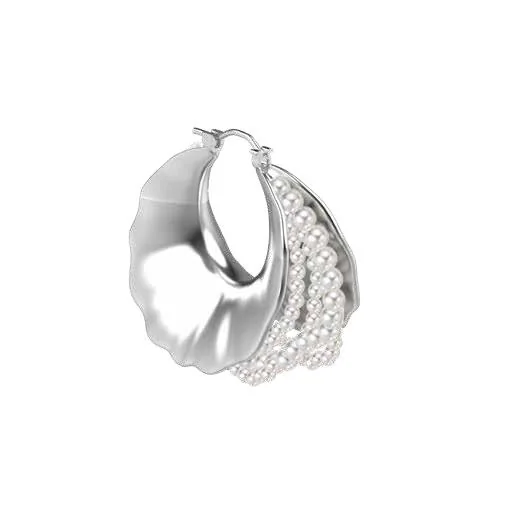 Undulating Hoop Earrings