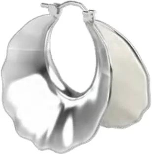 Undulating Hoop Earrings