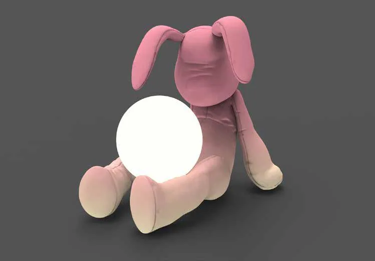 MONA Rabbit Globe Lamp Concept