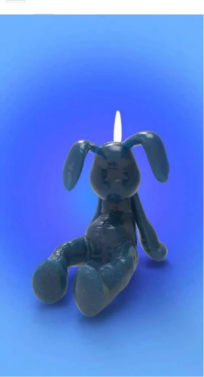 MONA Rabbit Candle Concept