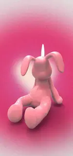 MONA Rabbit Candle Concept