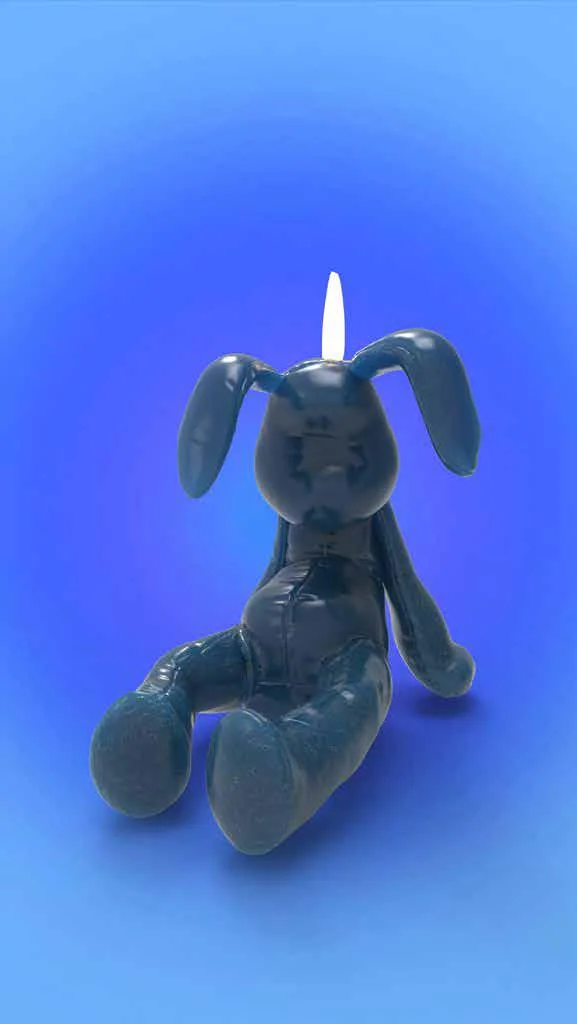 MONA Rabbit Candle Concept