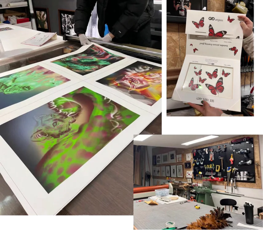 Digital Art and Printmaking Process