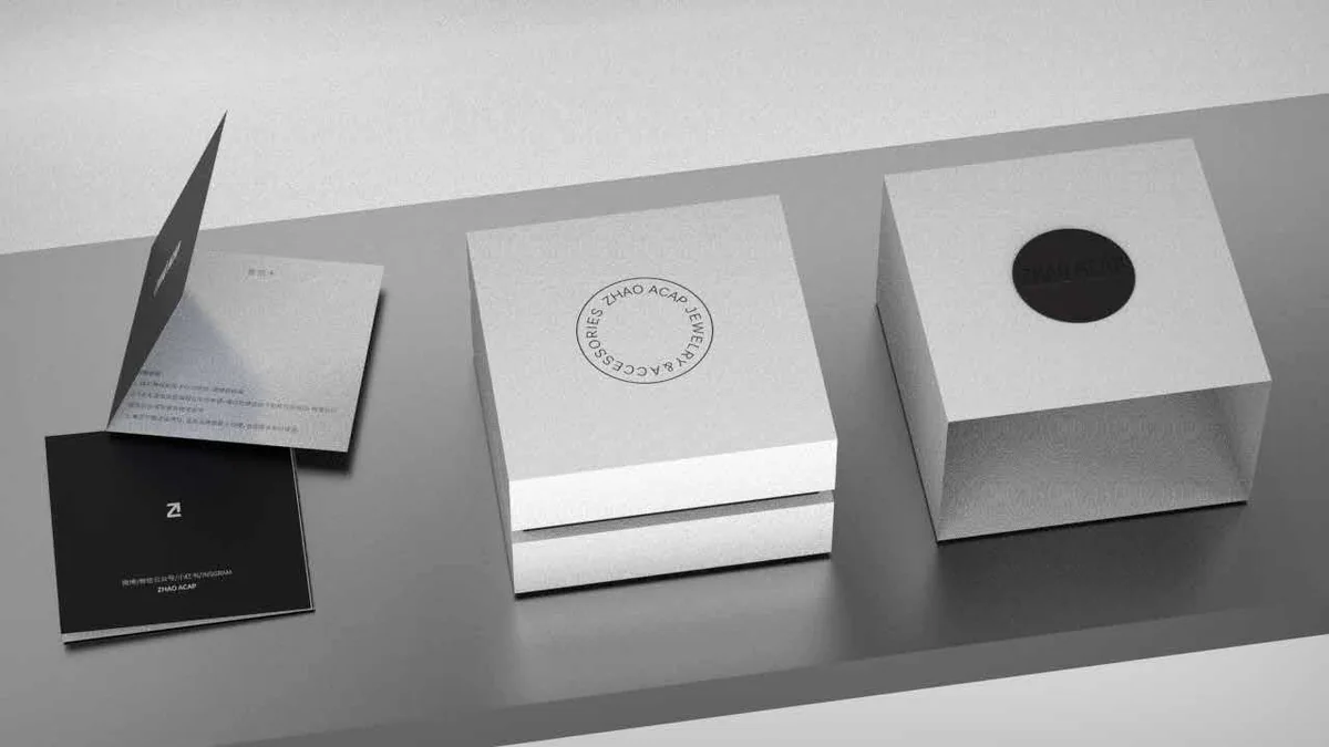 Brand Packaging and Geometric Visuals