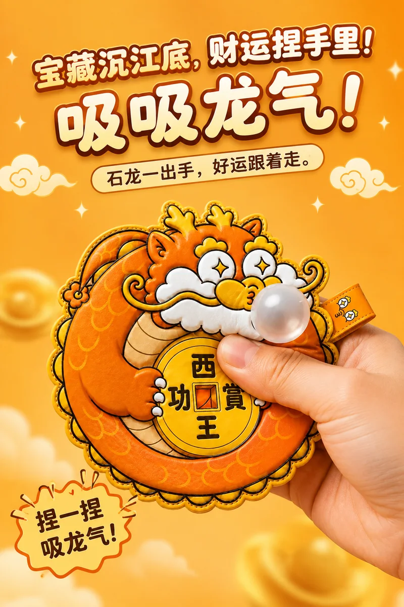 Stone Dragon Squeeze Toy